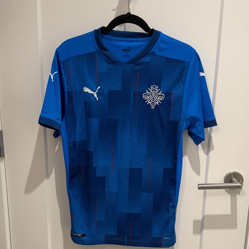 Puma Blue Men's Iceland Jersey